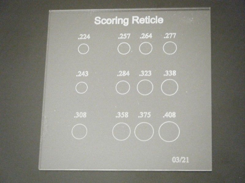 SCORING RETICLE